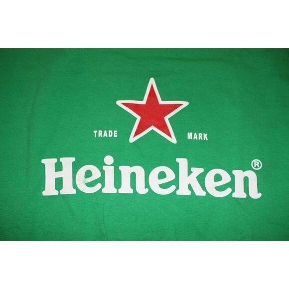 Fruit of the Loom Green Heineken T-Shirt - Size Medium - Picture 2 of 5